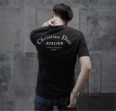 christian dior atelier t shirt replica difference|christian dior tee price.